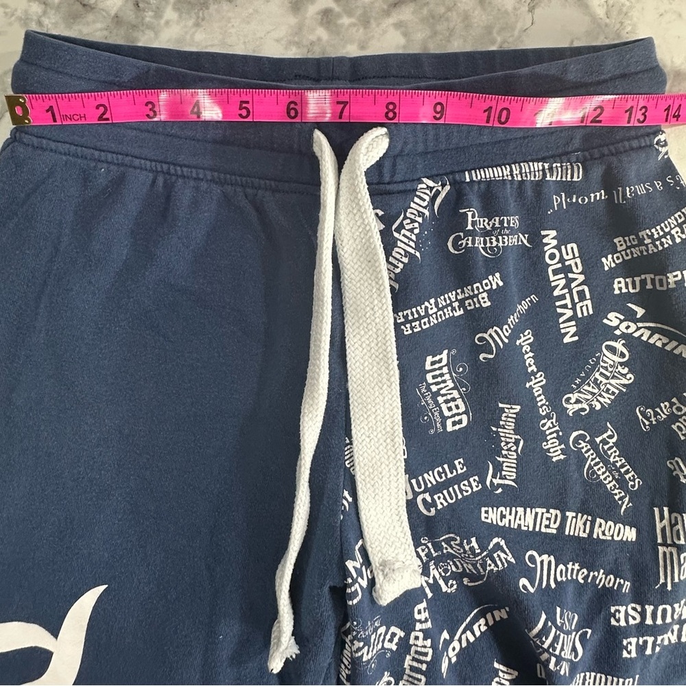 Disneyland Blue Joggers size M - Picture 3 of 4